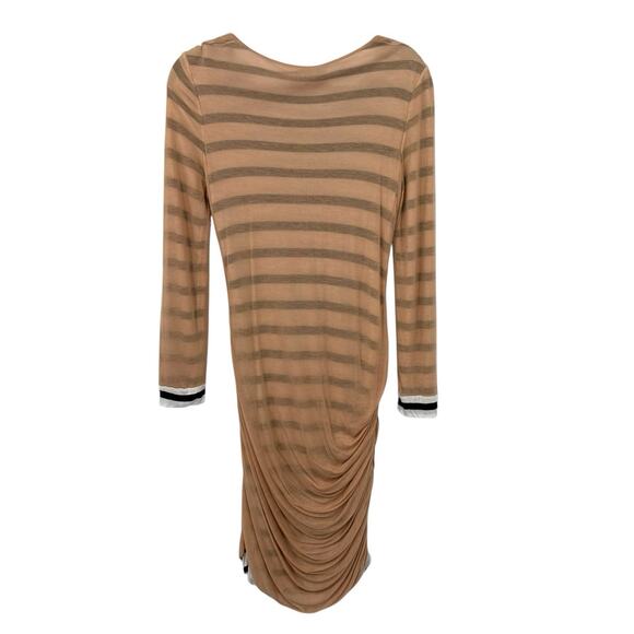 A.L.C. Reversible Stripe Baxter Jersey Dress Small 2011 Bodycon Sexy Statement - Picture 5 of 10